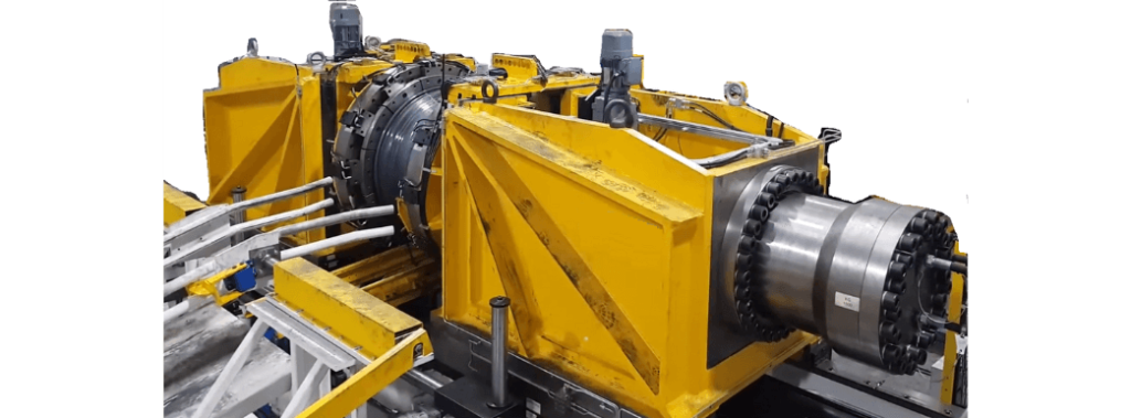 Final expander for manufacturing off road wheels